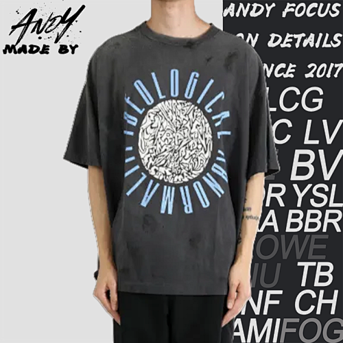 S M Peace Anti-War Printed Short Sleeves