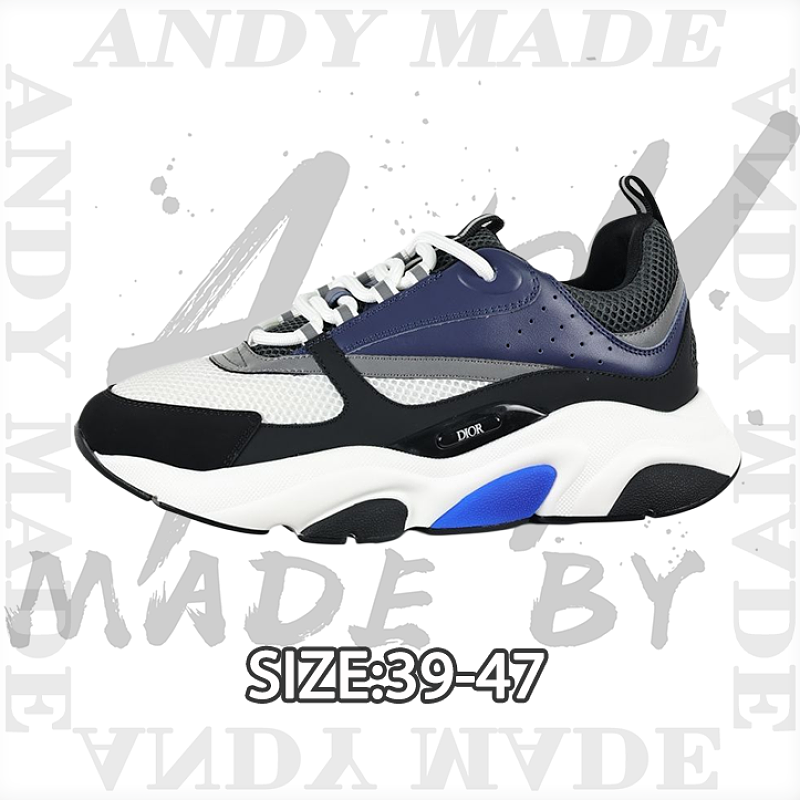 Dior Men's Casual Running Fashion Sneakers 'Black Blue 20'