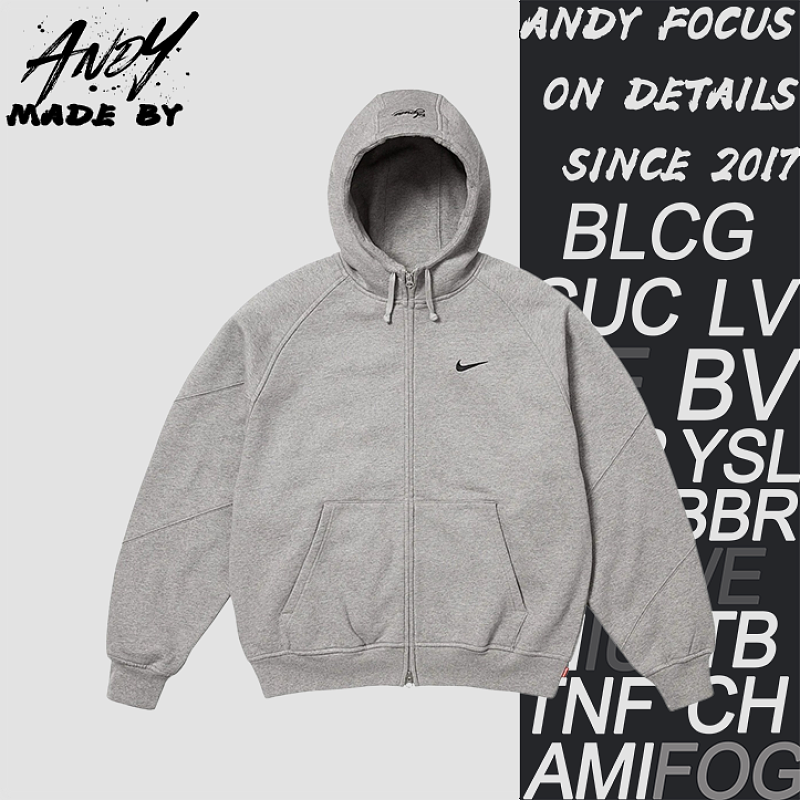 Supreme Hooded Zip-up Sweatshirt