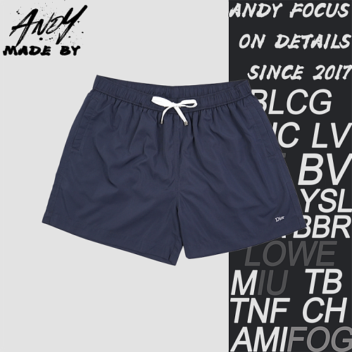 White Drawstring Nylon Shorts