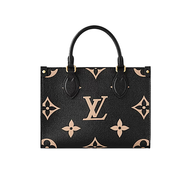 L V 𝙊𝙉𝙏𝙃𝙀𝙂𝙊 Small Size Genuine Leather Pure Steel Hardware