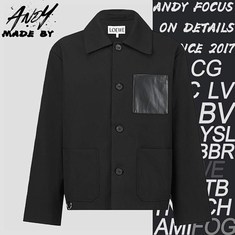 Loewe Sheepskin Pocket Suit Jacket