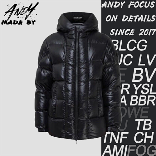 Black Label Down Jacket With Ribbon
