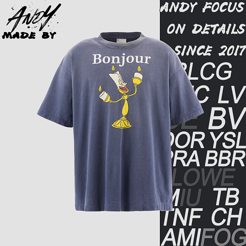 Candlestick Man Lumière Print Short-Sleeve