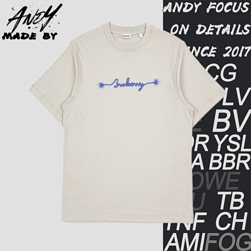M8 Version Bbr Blue Cord-embroidered Short-sleeved Shirt