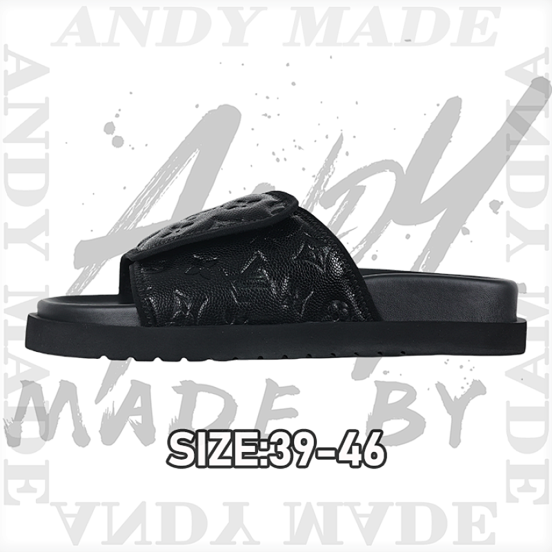 Louis Vuitton Round Head Flip Flops Series