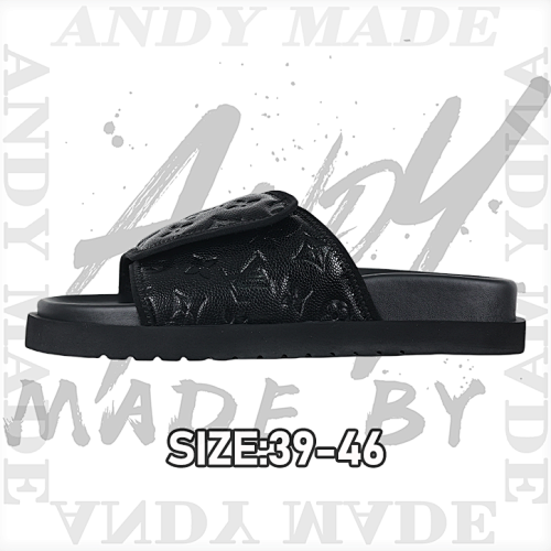 Louis Vuitton Round Head Flip Flops Series