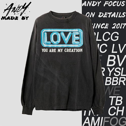S M Love Heart Thousand Paper Cranes Print Long Sleeves
