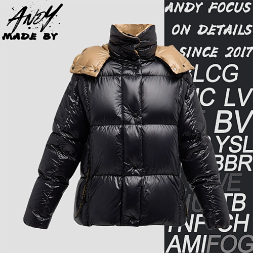 Moncler Black And Gold Down Jacket