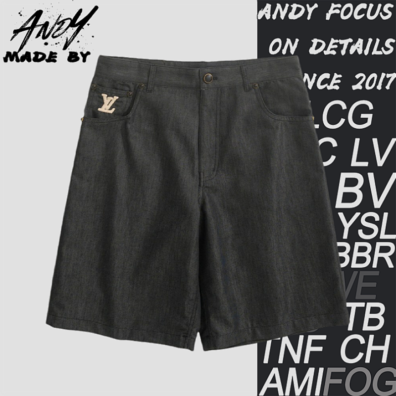 Louis Vuitton LV Solid Chambray Shorts