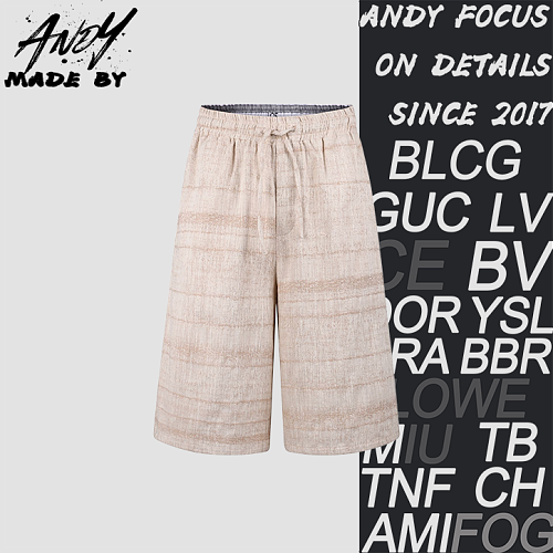 Textured Jacquard Embroidered Denim Shorts