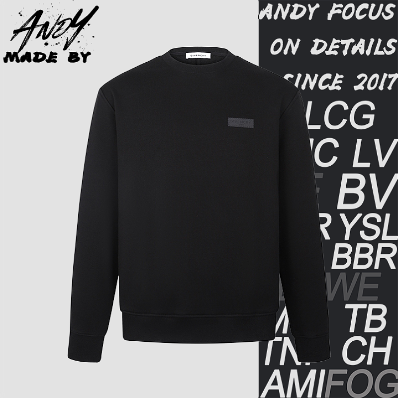 Givenchy Paris Logo Long-Sleeve Sweatshirt