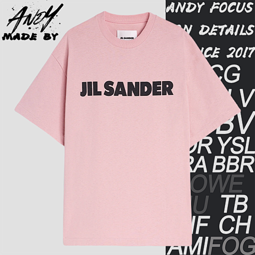 Jil Big Letter Short Sleeves - Macho Pink
