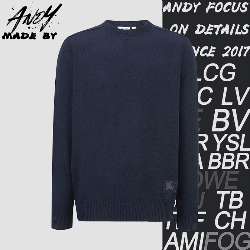 Burberry Equestrian Jacquard Logo Knit Sweater