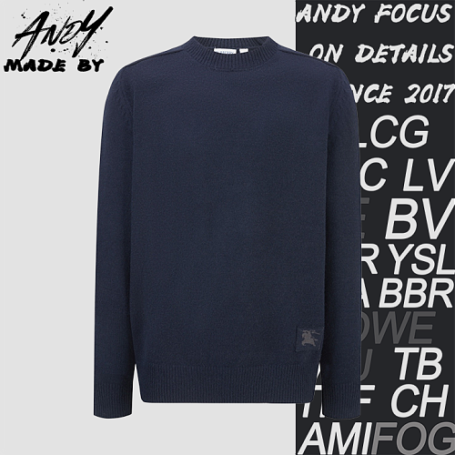 Burberry Equestrian Jacquard Logo Knit Sweater