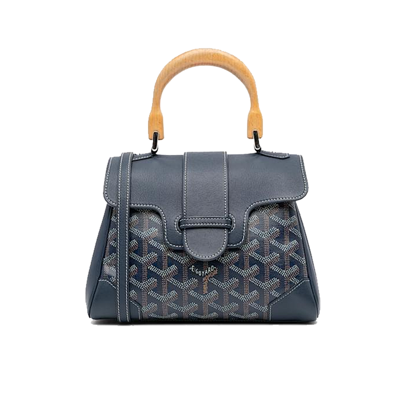Goyard Old Flower Full Print Leather Corner
