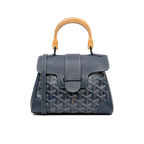 Goyard Old Flower Full Print Leather Corner