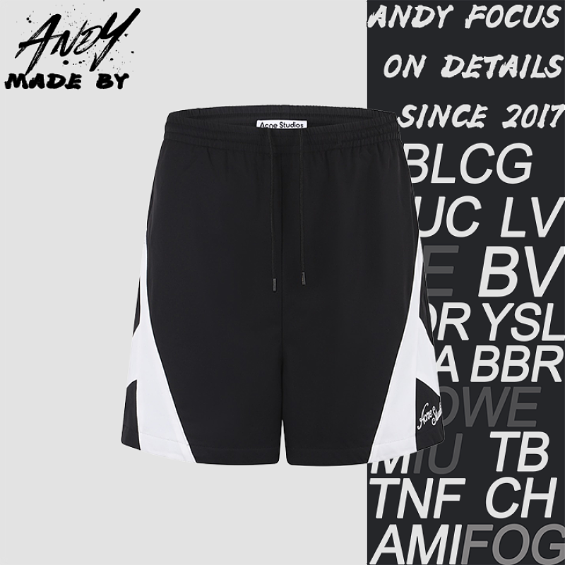 Embroidered Logo Casual Nylon Shorts