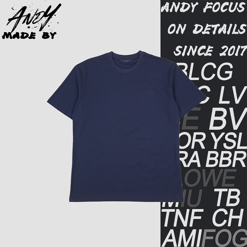 Small Logo Vintage Letter Embroidered Short Sleeve