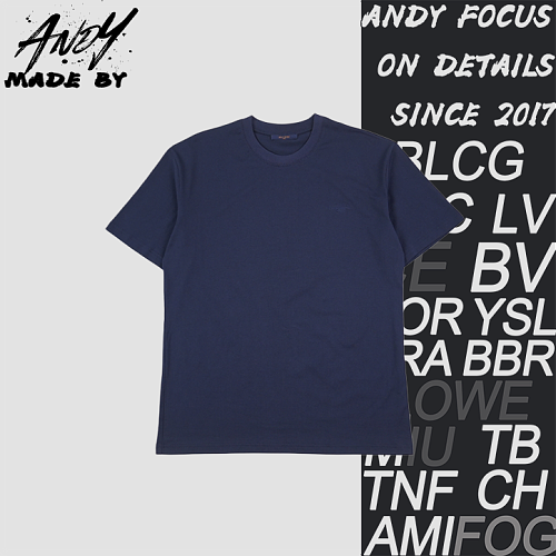 Small Logo Vintage Letter Embroidered Short Sleeve