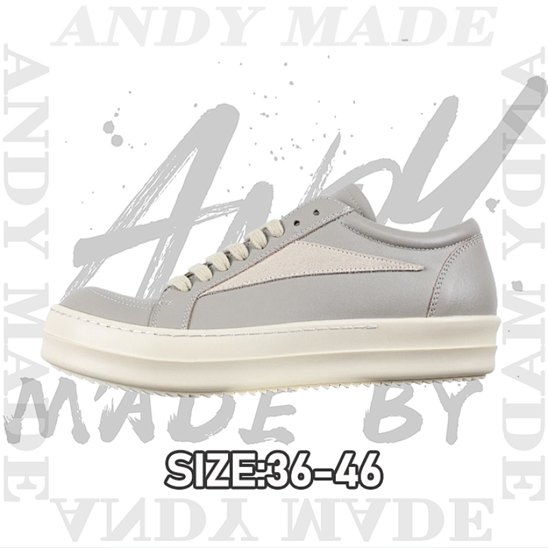 Rick Owens R O Dona Leather Gray