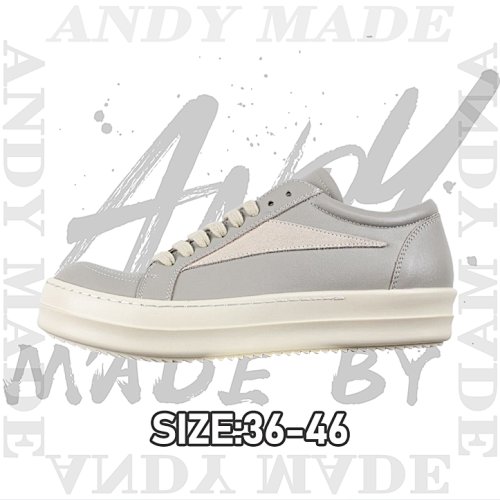 Rick Owens R O Dona Leather Gray