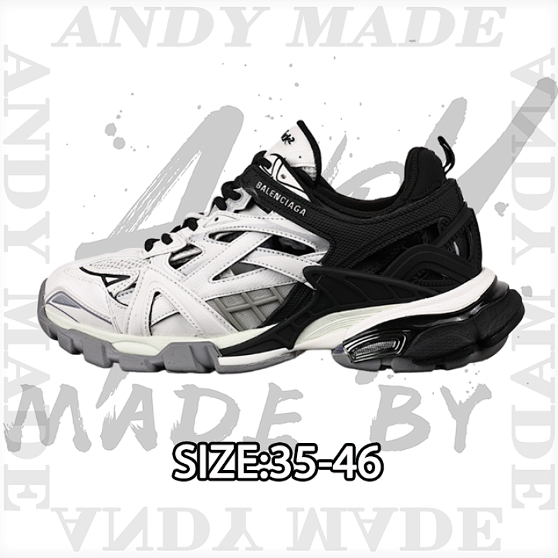 Balenciaga Track 2 Open Sneaker Parisian Family 4th Generation Retro Dad Shoes