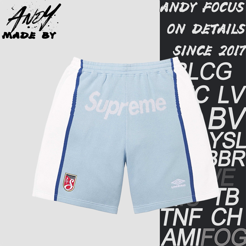 Supreme Patchwork Knit American Football Shorts