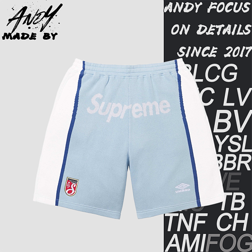 Supreme Patchwork Knit American Football Shorts