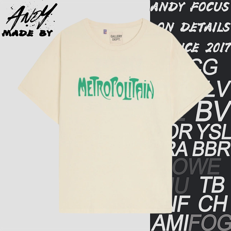 G D Metropolitan French Print Short Sleeves