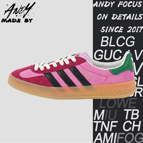 Gucci G Ucci X Adidas Color Blocked Training Series Board Shoes