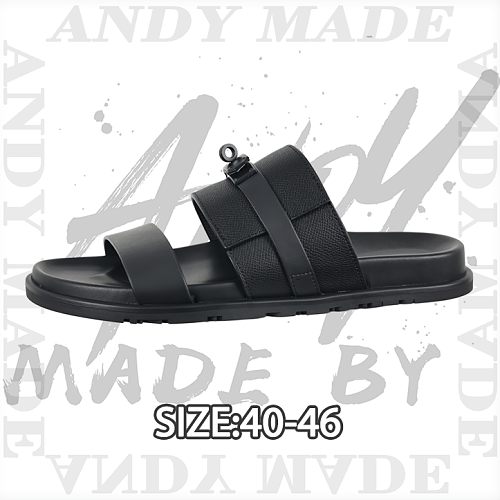 Jackson Calfskin Flat Sandals