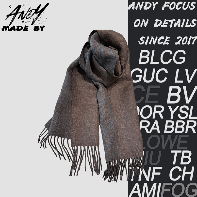 Dior Men's And Women's Scarf Two-tone Monogram Scarf