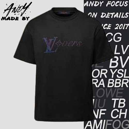 Two-color Gradient Short Sleeves Black