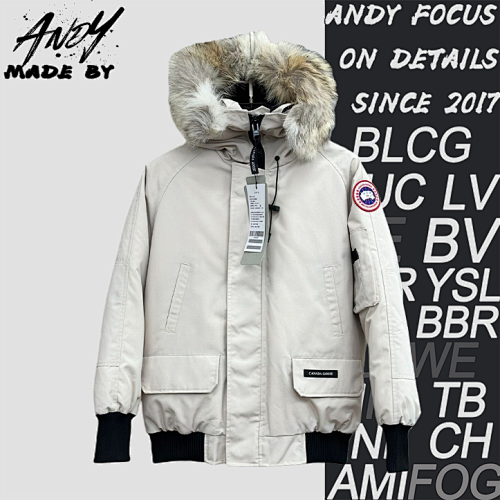 Hooded Anti-race Down Flight Jacket