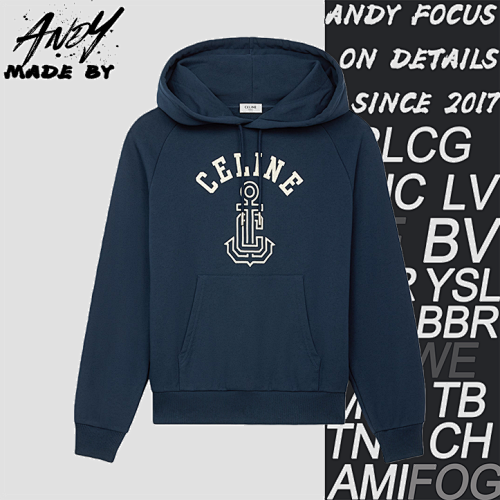 CL Letter Embroidered Hoodie