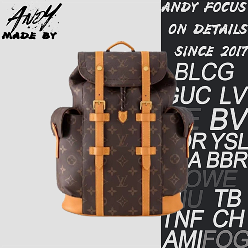 Medium Brown Cowhide Leather Backpack