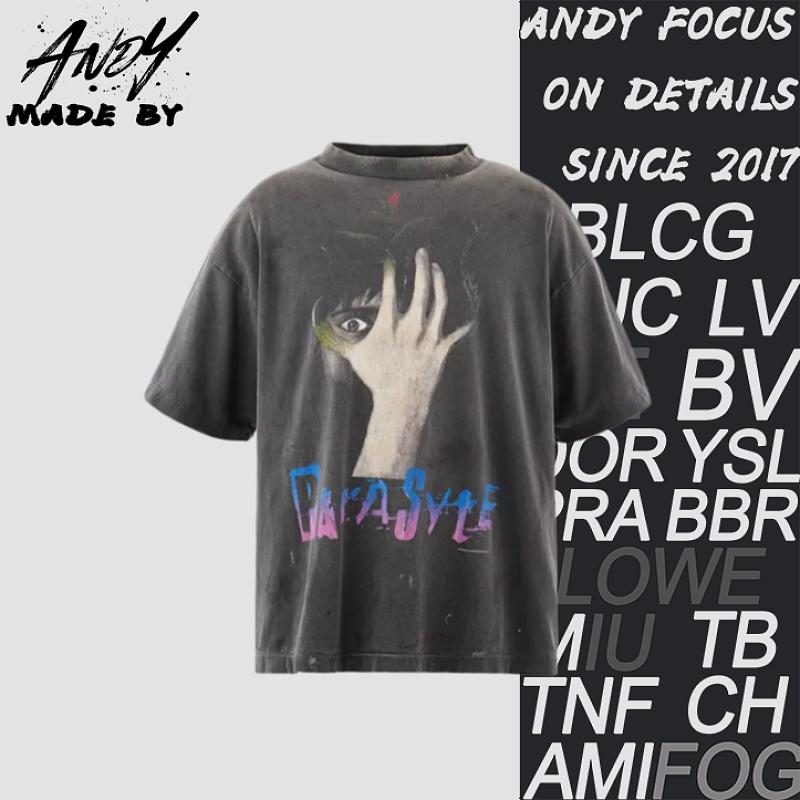Saint Michael Parasyte Print Short-Sleeve T-Shirt