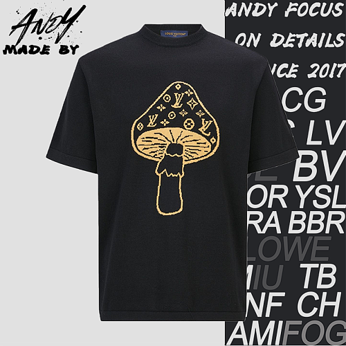 Mushroom-shaped Knit Short Sleeve