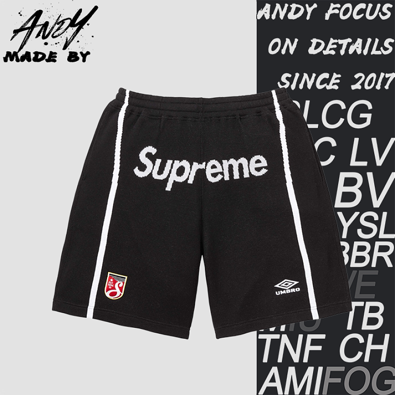 Supreme Patchwork Knit American Football Shorts
