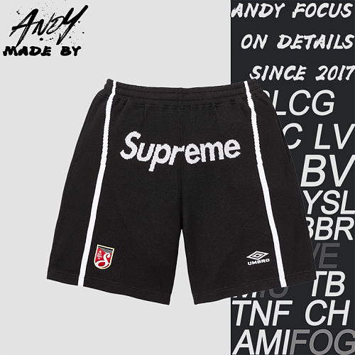 Supreme Patchwork Knit American Football Shorts