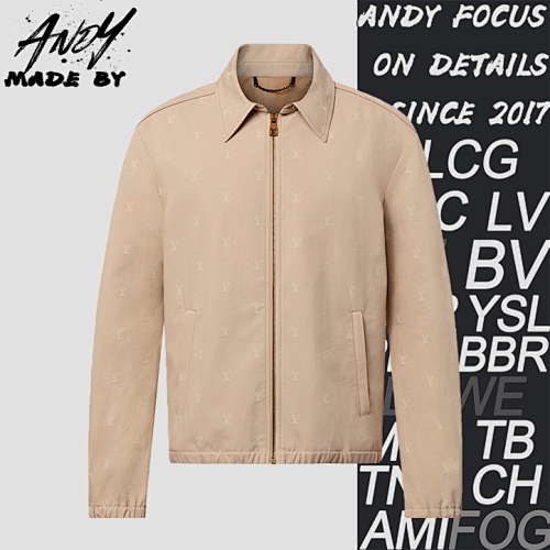 Heavy Mercerized Jacquard Jacket Khaki