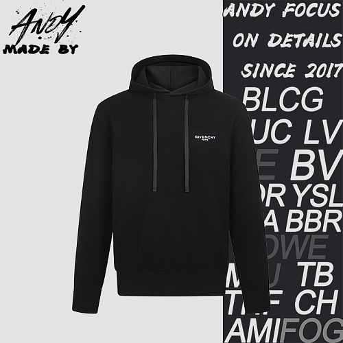 Givenchy Paris Logo Embroidered Sweater Hoodie