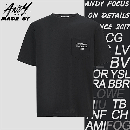 Acne Studios Pocket Print Logo Short-Sleeve