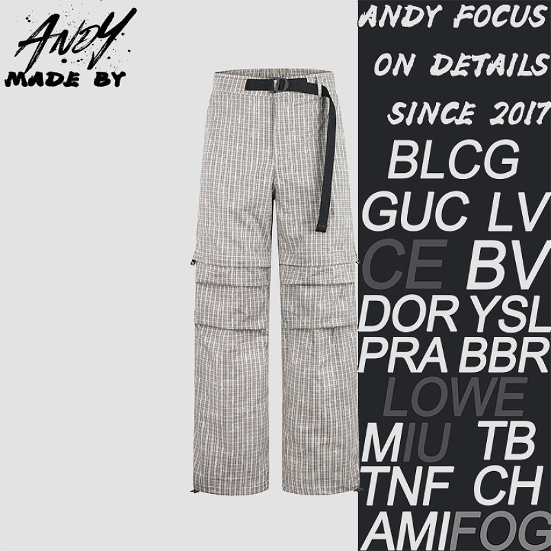 Louis Vuitton Monogram Plaid Reversible Pants