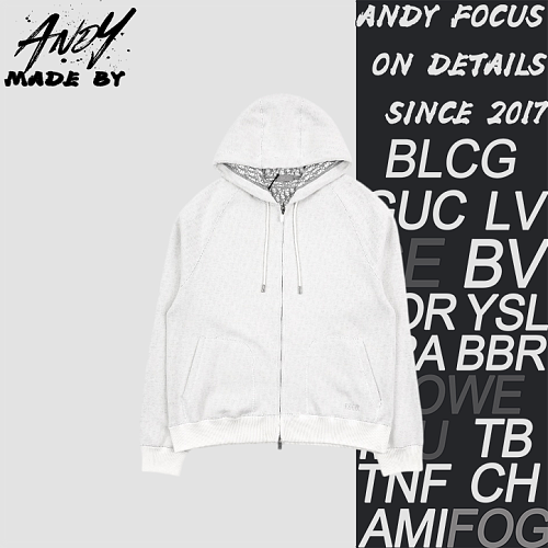 Full-print Knitted Zip-up Jacket