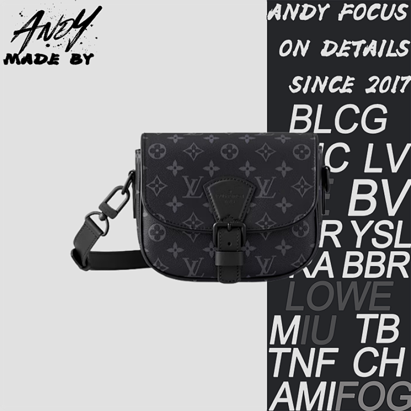 Louis Vuitton LV Small Messenger Bag Made In Monogram Eclipse Canvas