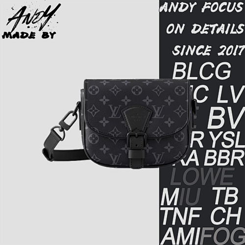 Louis Vuitton LV Small Messenger Bag Made In Monogram Eclipse Canvas