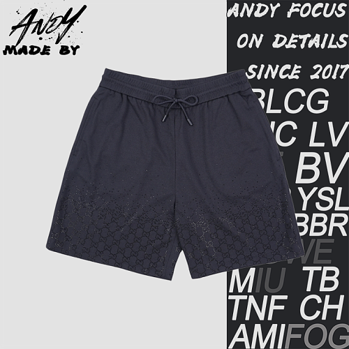 Gradient Glitter Double G Shorts
