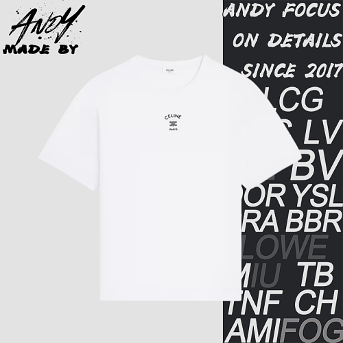 Celine Arc De Triomphe Short-Sleeve